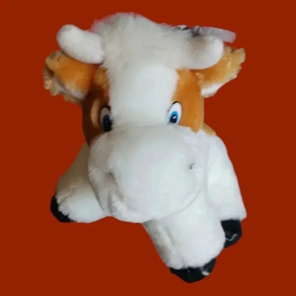 Soft plush stuffed animal toy cow - Picture 3 of 6